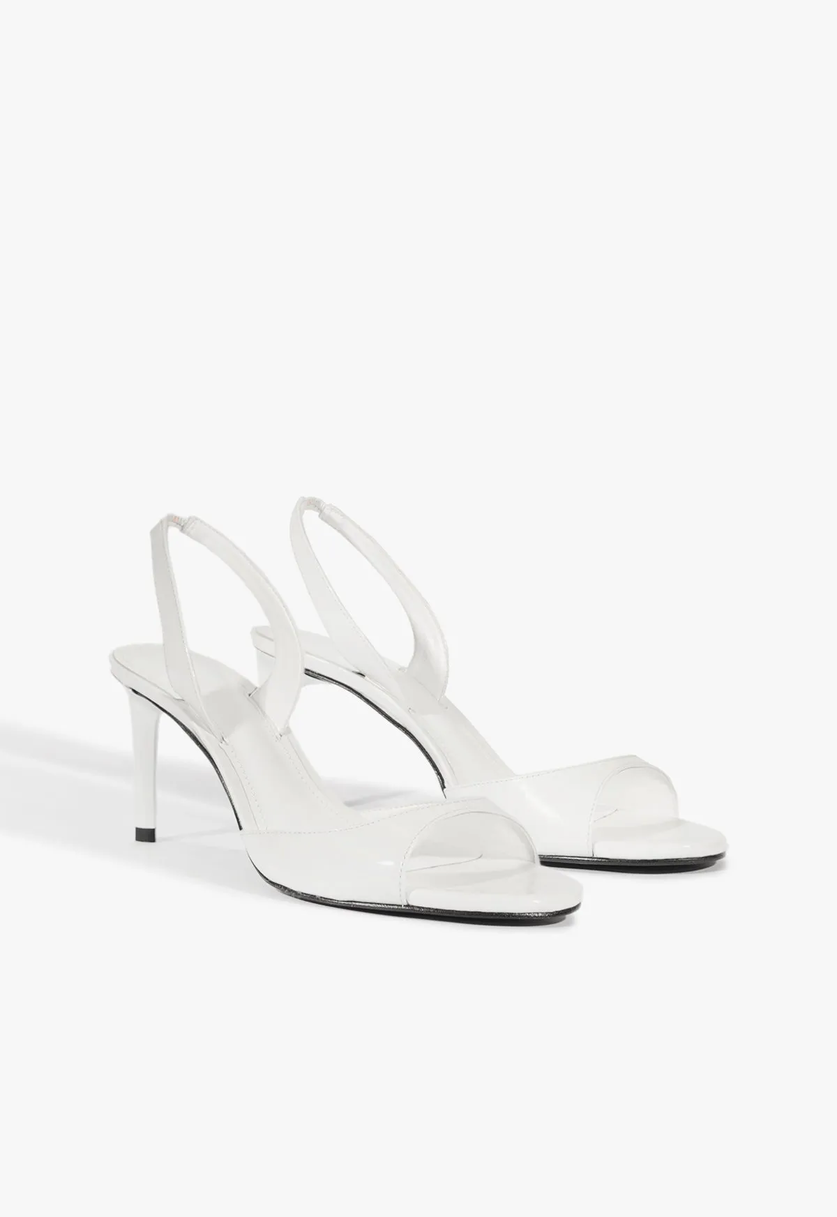 Scarlett Sling Mid Patent Leather Sandal