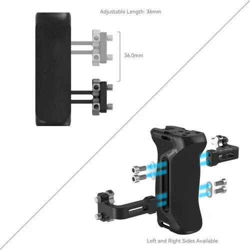 SMALLRIG SIDE HANDLE WITH 1/4"-20 SCREWS