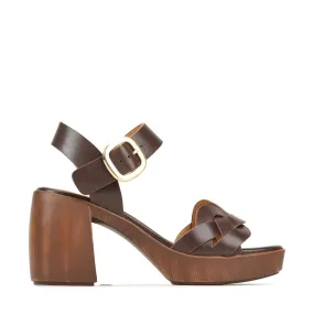 Spirited Sandal in Chestnut