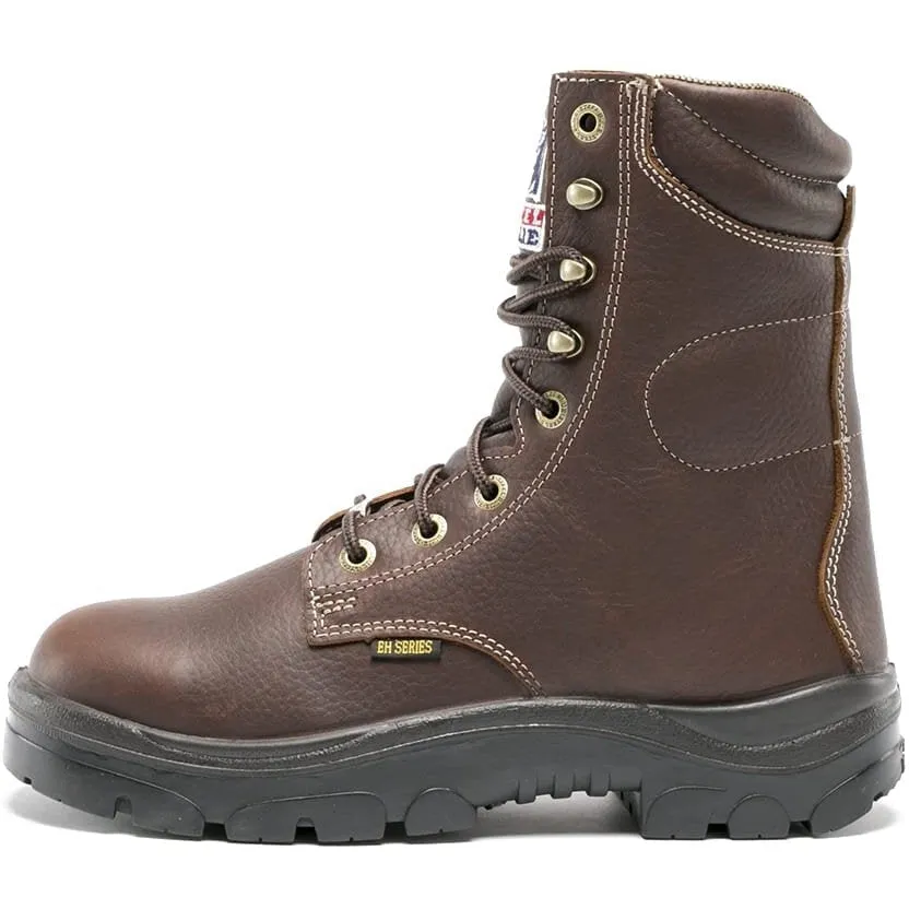 Steel Blue Men's Portland 8" WP Soft Toe Lace Up Work Boot - Oak - 810955