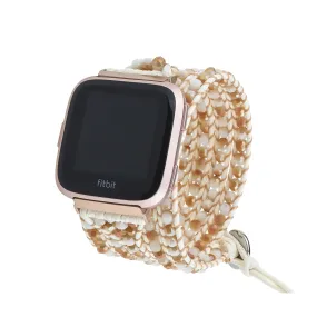 Sunrise on Ivory Fitbit Versa Strap