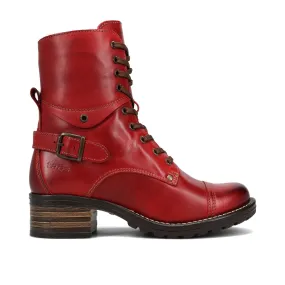 Taos Crave Lace Up Mid Boot (Women) - Classic Red