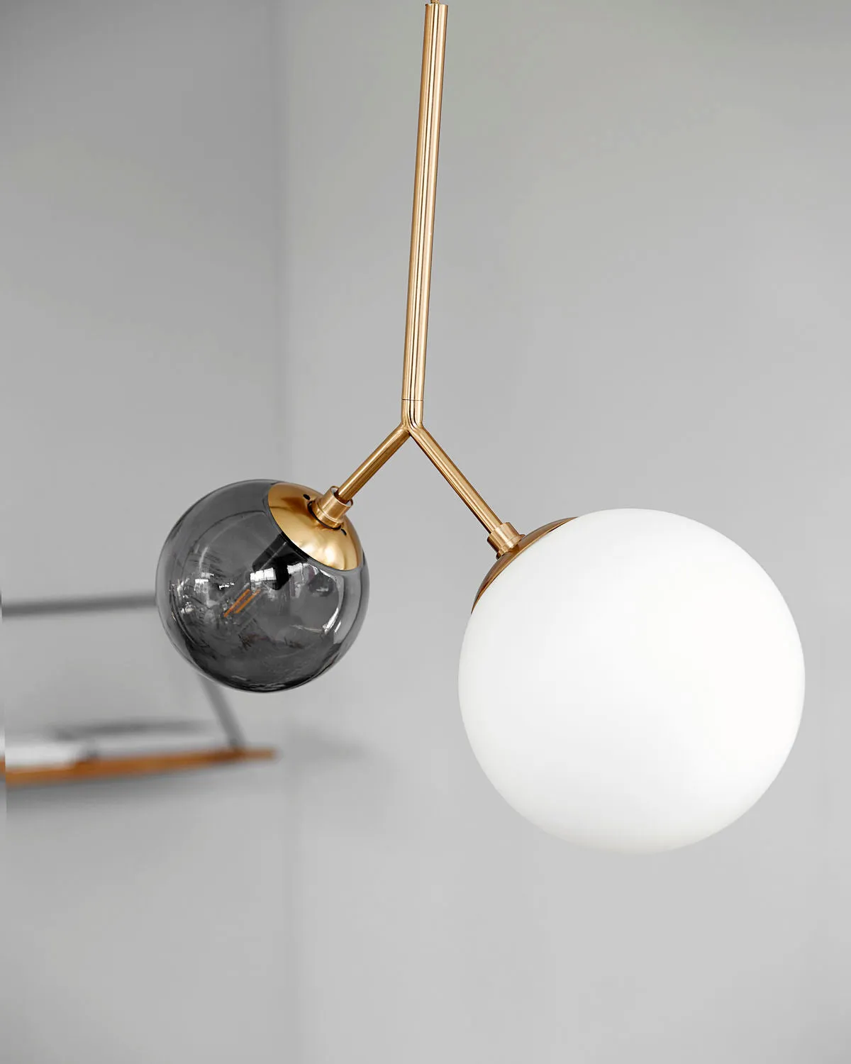 Twice Grey Pendant Light