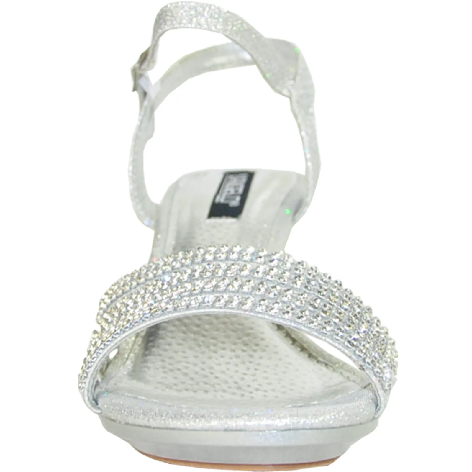 VANGELO Women Sandal FERNE-1 Heel Party Prom & Wedding Sandal Silver