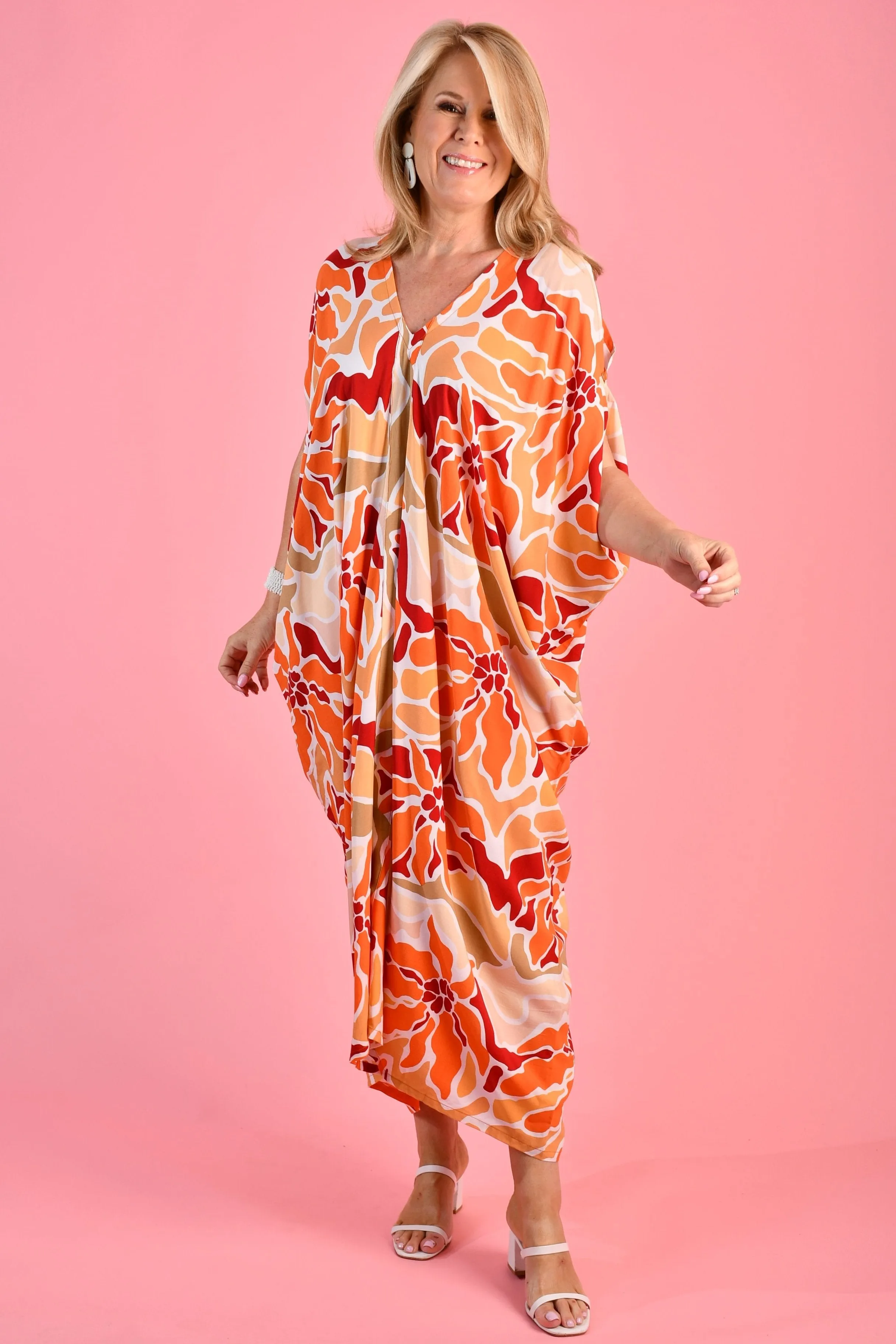 VBLD348 - CUSHLA DRESS - DESERT SUNSET