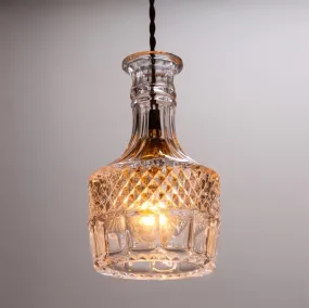 Vintage Bottle Pendant Light