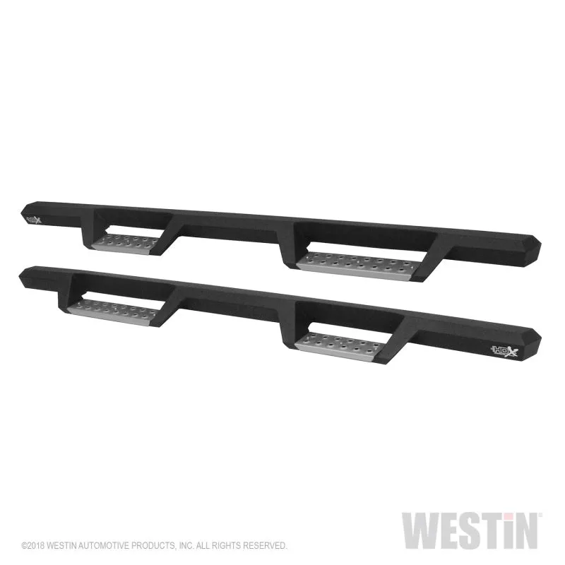 Westin 05-20 Toyota Tacoma Double Cab HDX Stainless Drop Nerf Step Bars - Textured Black