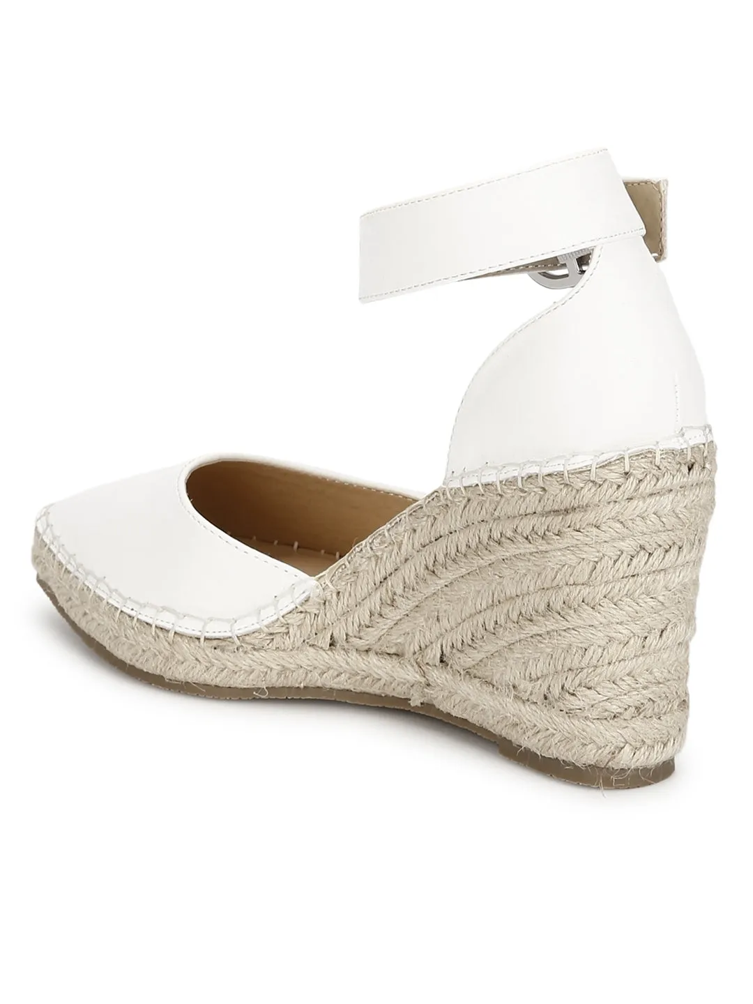 White Pu Covered Jute Wedges