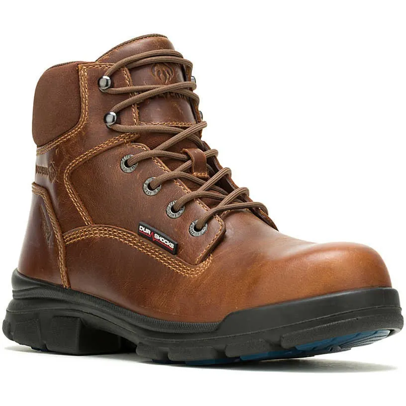 Wolverine Men's Durashocks SR Icon 6" Comp Toe WP Work Boot -Tan- W241100