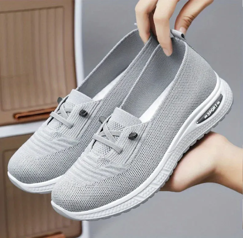 Women Casual Shoes Fashion Breathable Walking Mesh Flat Shoes Sneakers Women 2024 Vulcanized Shoes Pink Female Footwear