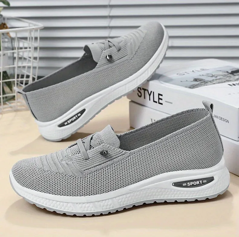 Women Casual Shoes Fashion Breathable Walking Mesh Flat Shoes Sneakers Women 2024 Vulcanized Shoes Pink Female Footwear