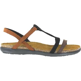 Women's Naot Judith Coffee Bean/Black/Hawaiian Brown Nubuck