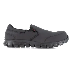 Women's Sublite Cushion Composite-Toe Slip On Athletic Work Shoe Black