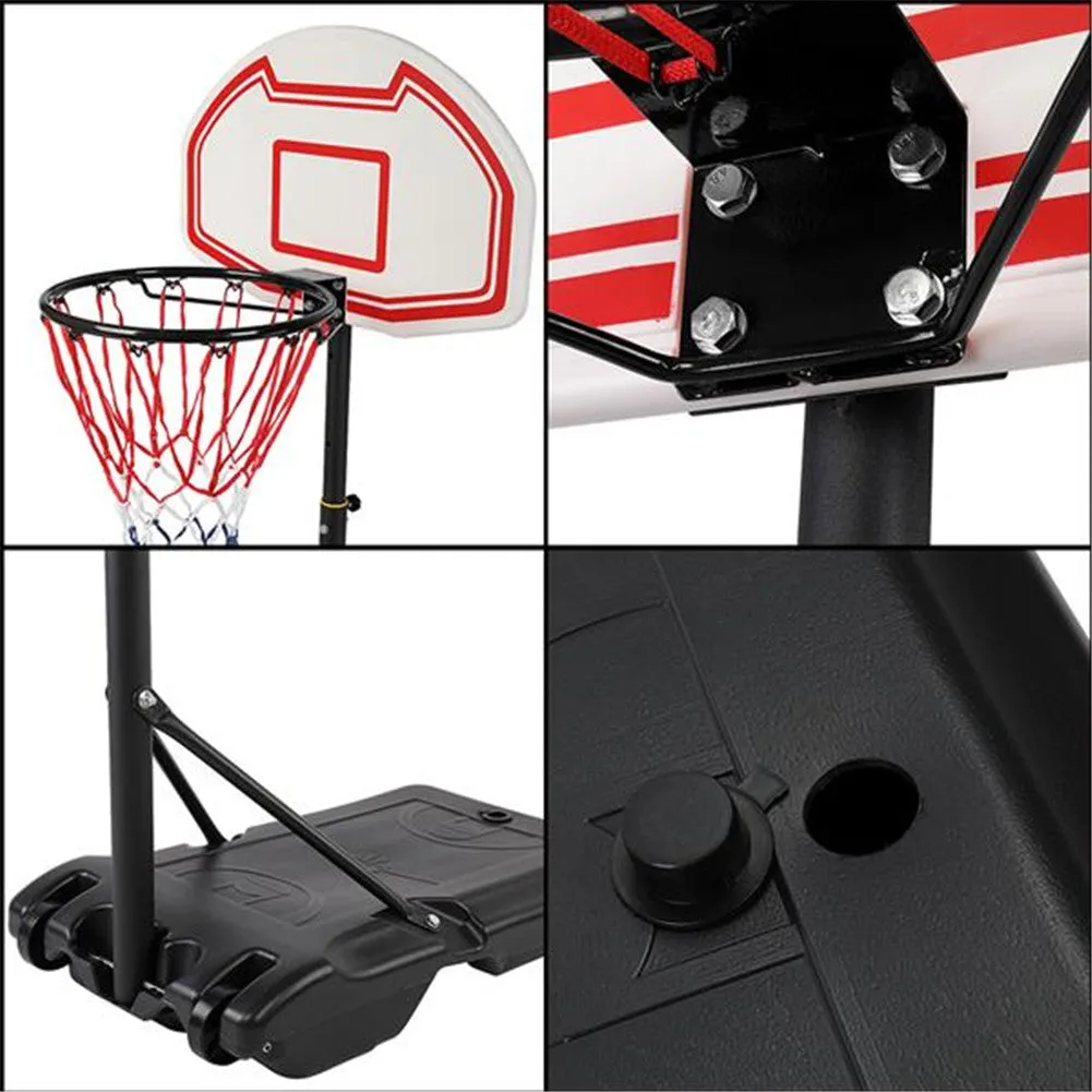 YIWA Basketball Stand Portable Removable Basketball Hoop for 7# Basketball