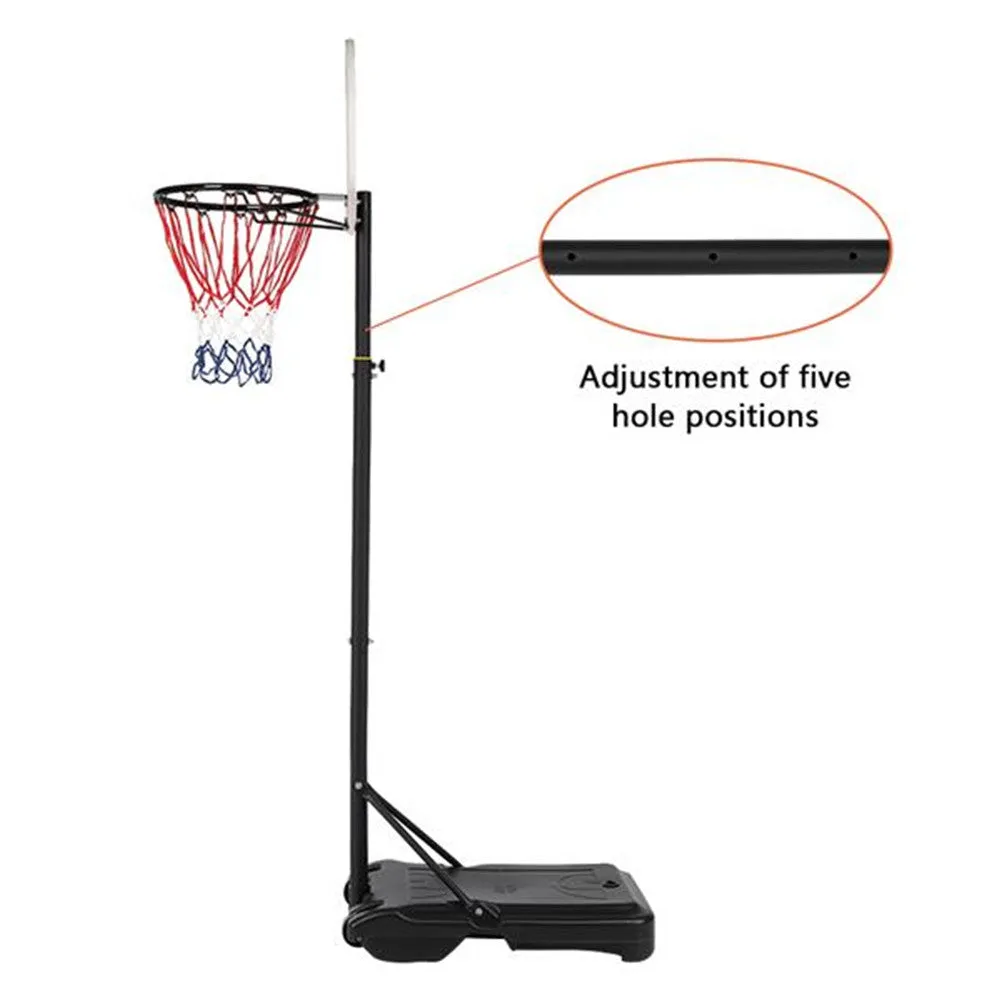 YIWA Basketball Stand Portable Removable Basketball Hoop for 7# Basketball